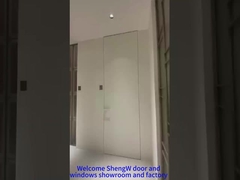 狭い縁のスライドドア