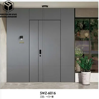 安全 住宅 ステンレス スチール フロント ドア 電子 ロック 外部 ステンレス セキュリティ ドア