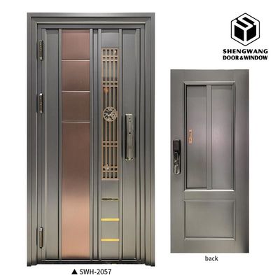 商用 4 X 8 黒 アルミ 内部 ドア ファイア レーティング 金属 ドア 仕上げ パネル
