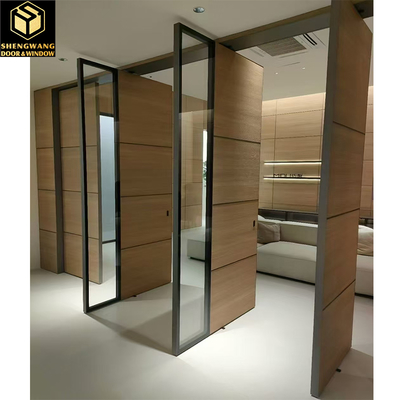 Apartment Dark Grey Black Aluminium Internal Doors MDF 45 Minute Fire Rated Door